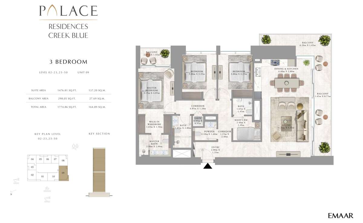 Unit 9, Level 2-23, 25-50 - Building 2